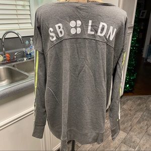 NWT Sweaty Betty Simhasana Slogan Sweatshirt-Large